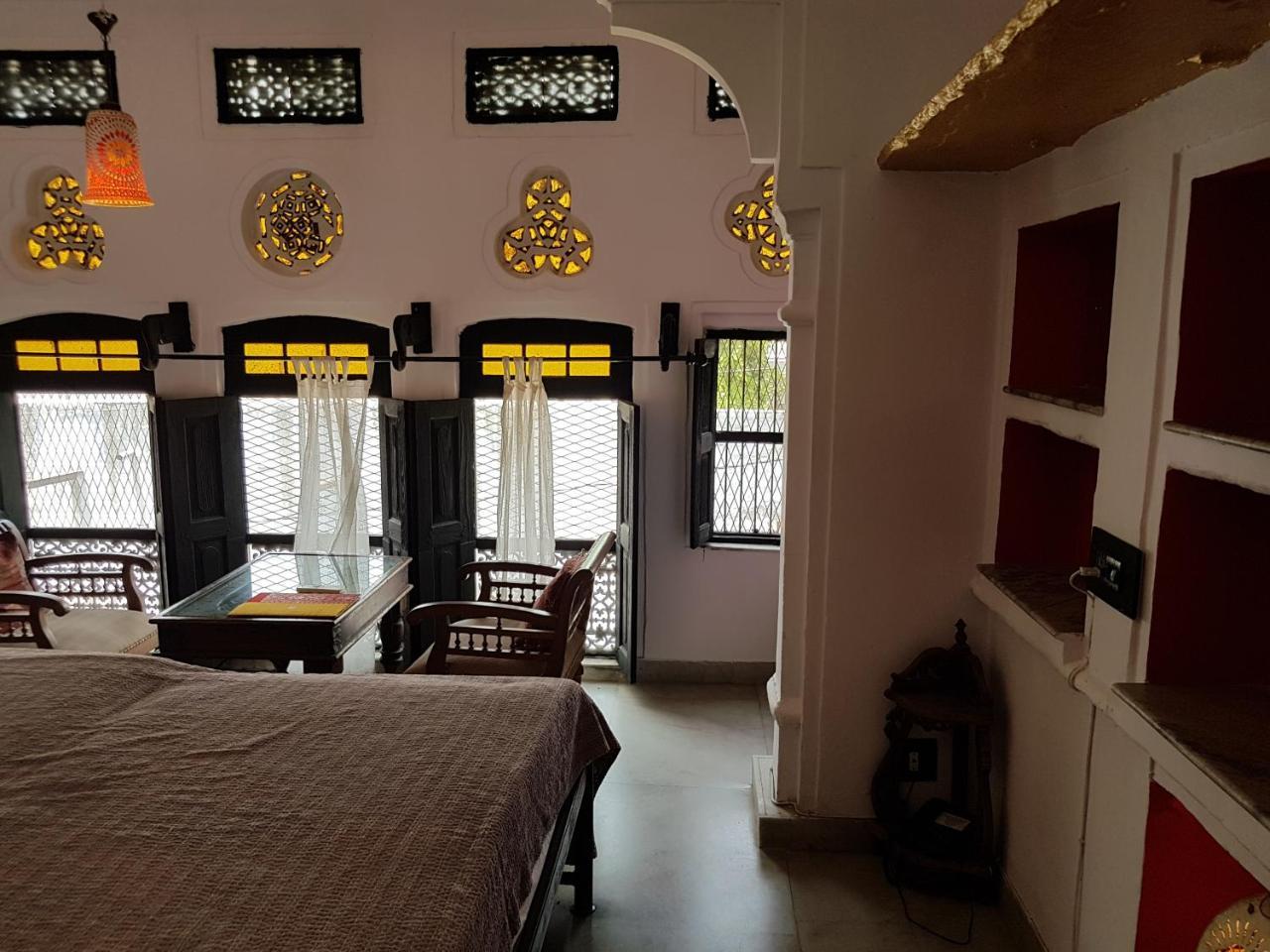 Inn Seventh Heaven Pushkar Bagian luar foto